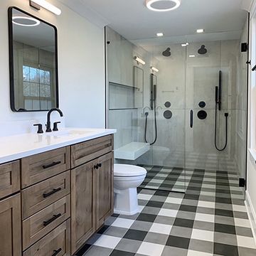 S-101 Black 8×8 Cement Tile by Original Mission Tile - view 5