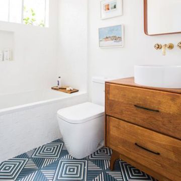 Ellis Navy 03B Cement Tile by Original Mission Tile - view 2
