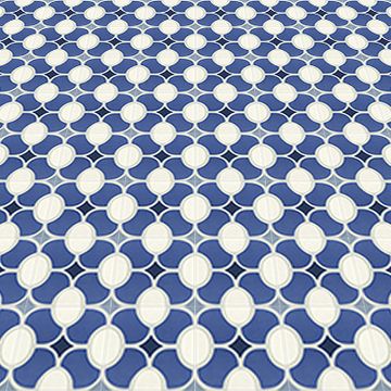 Jolla Blue 02 Cement Tile by Original Mission Tile - view 7