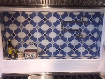 Jolla Blue 02 Cement Tile by Original Mission Tile - view 6