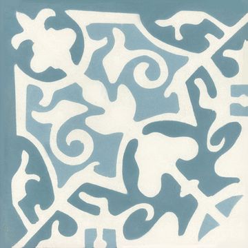 Madrid Blue 02 Cement Tile by Original Mission Tile - view 8