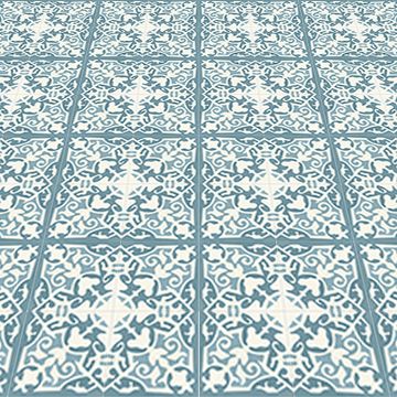 Madrid Blue 02 Cement Tile by Original Mission Tile - view 4