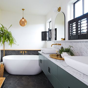 Hex-101 Black 8×9 Cement Tile by Original Mission Tile - view 8