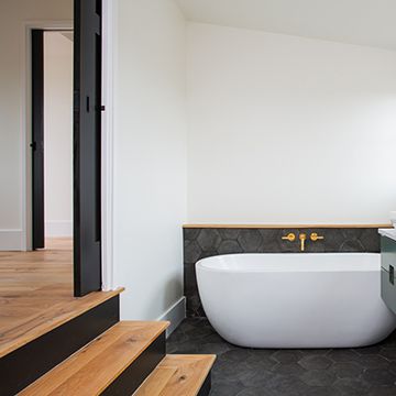 Hex-101 Black 8×9 Cement Tile by Original Mission Tile - view 7