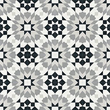 Casa Blanca Black 01 Cement Tile by Original Mission Tile - view 5