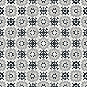 Casa Blanca Black 01 Cement Tile by Original Mission Tile - view 4