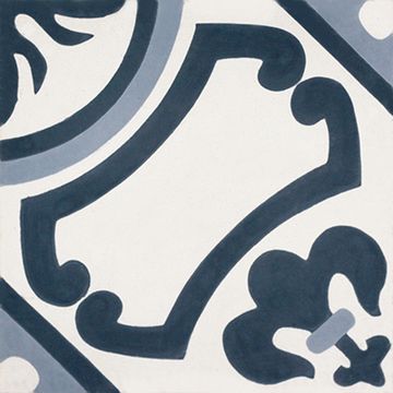 Atlanta Navy 02 Cement Tile by Original Mission Tile - view 5