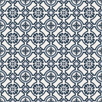 Atlanta Navy 02 Cement Tile by Original Mission Tile - view 3