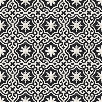 Bocassio Black 01 Cement Tile by Original Mission Tile - view 6