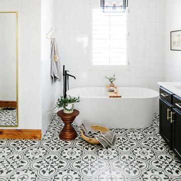 Roseton Black 04 Cement Tile by Original Mission Tile - view 2