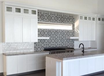 Roseton Black 04 Cement Tile by Original Mission Tile - view 8