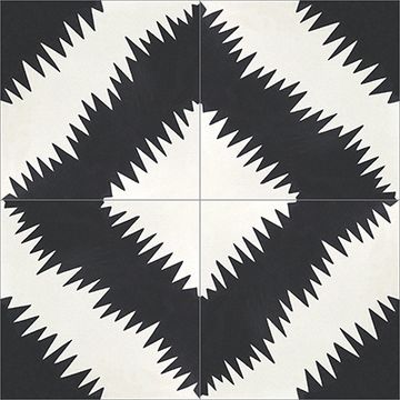Secrets Black 01 Cement Tile by Original Mission Tile - view 6