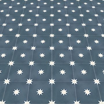 Estrellas Navy 03 Cement Tile by Original Mission Tile - view 3