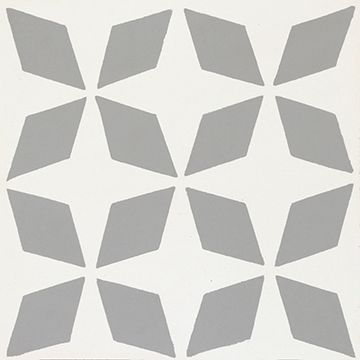 Rombos Gris 02 Cement Tile by Original Mission Tile - view 6