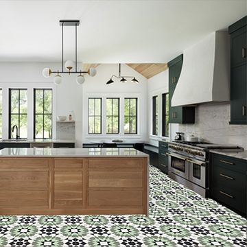 Casa Blanca Green 02 Cement Tile by Original Mission Tile - view 4