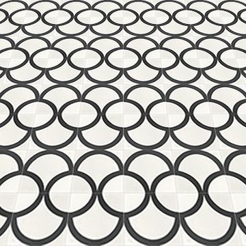 Fishscale Black 01 Cement Tile by Original Mission Tile - view 2