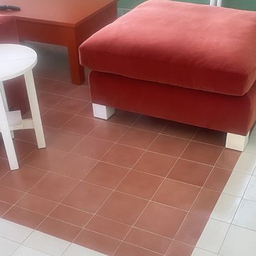 S-107 Terra-Cotta 8×8 Cement Tile by Original Mission Tile - view 2