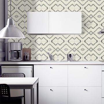 Arielle Black 01 Cement Tile by Original Mission Tile - view 8