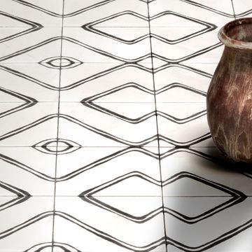 Arielle Black 01 Cement Tile by Original Mission Tile - view 7