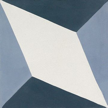 Harlequin Big Navy 01 Cement Tile by Original Mission Tile - view 7