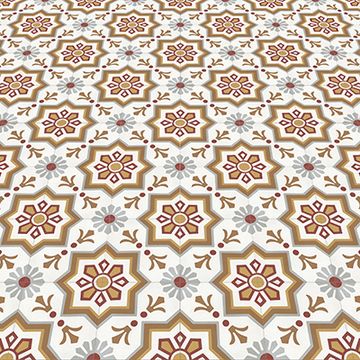 Elios White 02 Cement Tile by Original Mission Tile - view 4