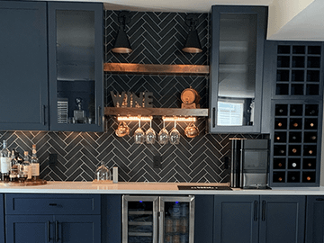 Brick S-101 Black 2X8X3/8″ (Thin) Cement Tile by Original Mission Tile - view 3