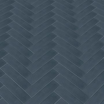 Brick S-108 Navy 2×8 Cement Tile by Original Mission Tile - view 3