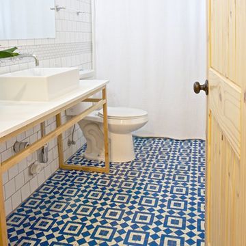 Liverpool Blue 03 Cement Tile by Original Mission Tile - view 3