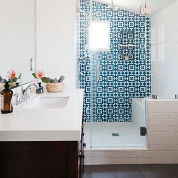 Liverpool Blue 03 Cement Tile by Original Mission Tile - view 5