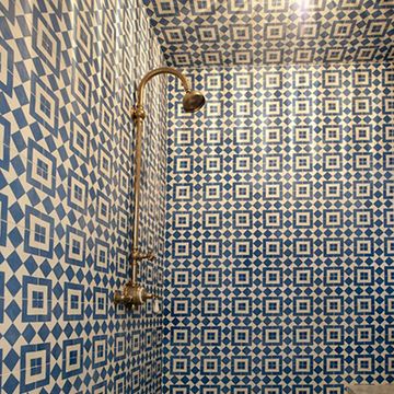 Liverpool Blue 03 Cement Tile by Original Mission Tile - view 4