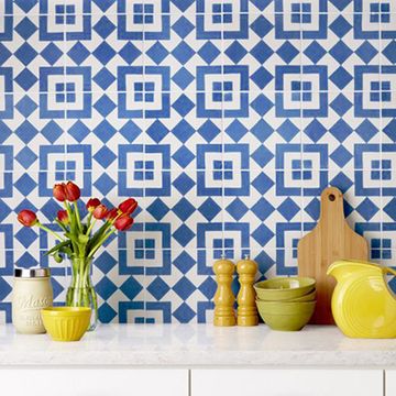 Liverpool Blue 03 Cement Tile by Original Mission Tile - view 6