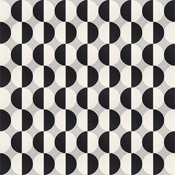 Moon Black 02 Cement Tile by Original Mission Tile - view 5