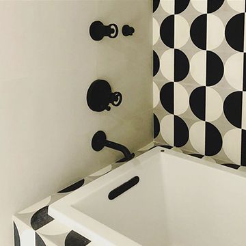 Moon Black 02 Cement Tile by Original Mission Tile - view 3