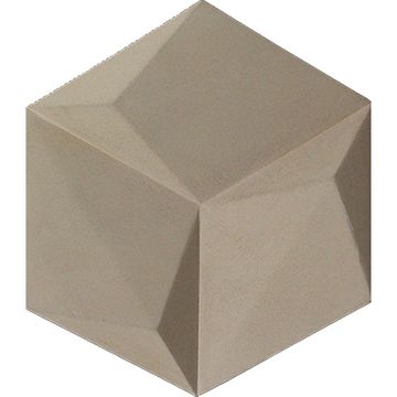 3D Hex Harlequin Sand 8×9 Cement Tile by Original Mission Tile - view 4