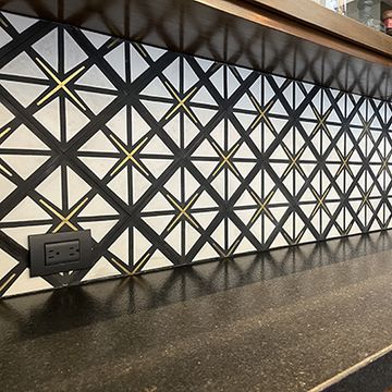 Brass Traverser 01 Cement Tile by Original Mission Tile - view 4
