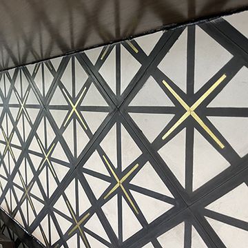 Brass Traverser 01 Cement Tile by Original Mission Tile - view 5