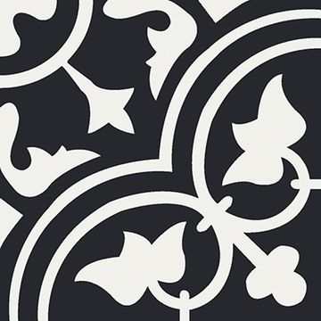 Roseton Bw 15 Cement Tile by Original Mission Tile - view 6