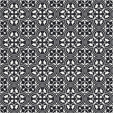 Roseton Bw 15 Cement Tile by Original Mission Tile - view 4