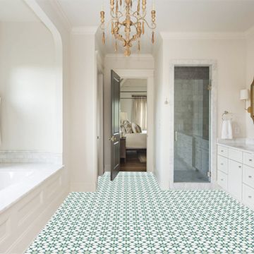 Agadir Turquoise 11 Cement Tile by Original Mission Tile - view 2