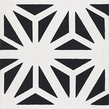 Catalonia Black 01 Cement Tile by Original Mission Tile - view 7