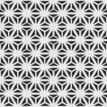 Catalonia Black 01 Cement Tile by Original Mission Tile - view 6