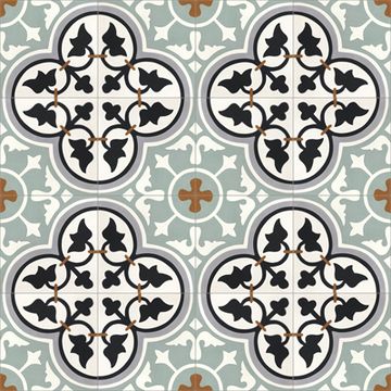 Roseton Sage 12 Cement Tile by Original Mission Tile - view 8