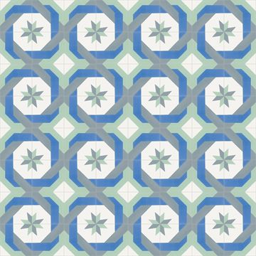 Aranzazu Cement Tile by Original Mission Tile - view 3