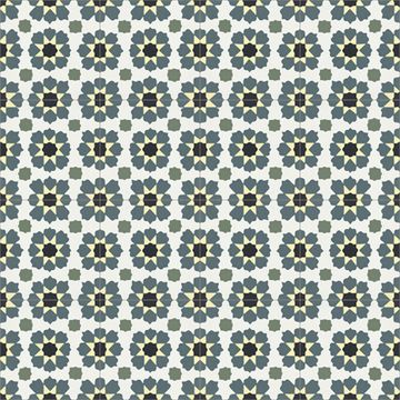 Moorish Blue 01 Cement Tile by Original Mission Tile - view 6