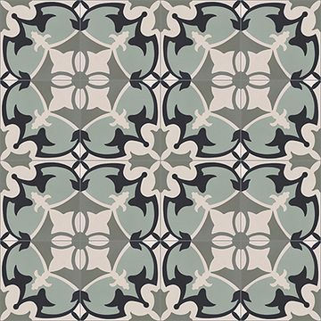 Sofia Green 02 Cement Tile by Original Mission Tile - view 8