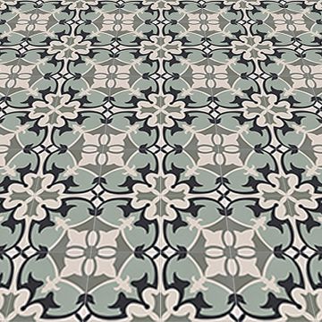 Sofia Green 02 Cement Tile by Original Mission Tile - view 6