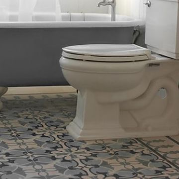 Sofia Green 02 Cement Tile by Original Mission Tile - view 5