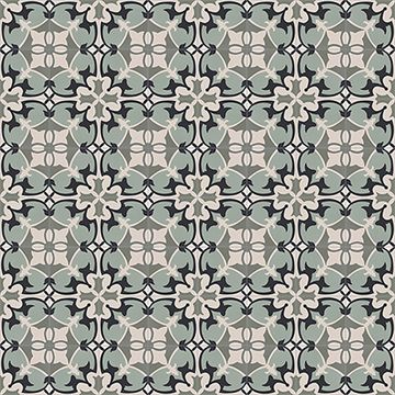 Sofia Green 02 Cement Tile by Original Mission Tile - view 7