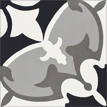 Sofia Black 01 Cement Tile by Original Mission Tile - view 6