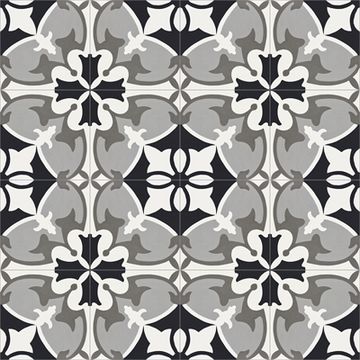 Sofia Black 01 Cement Tile by Original Mission Tile - view 5